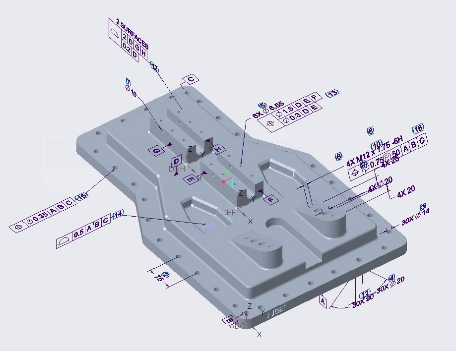 PTC Creo First Article Inspection Report Model Based