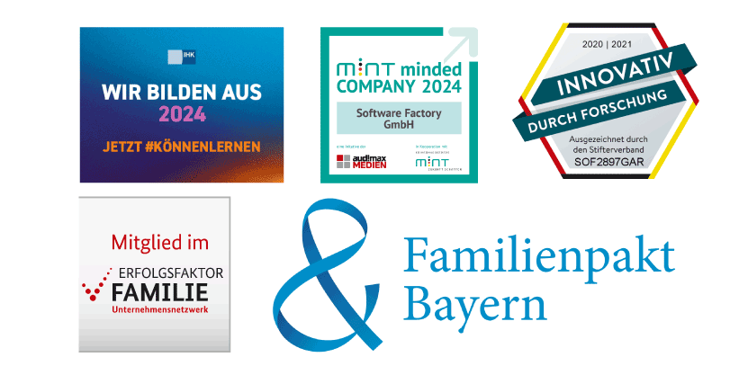 Zertifizierungen der Software Factory 2024